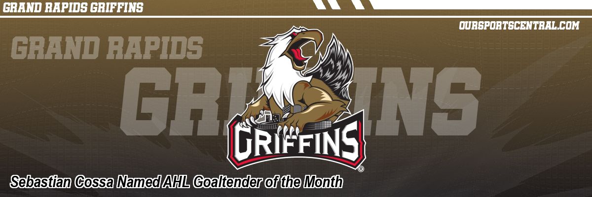 Sebastian Cossa Named AHL Goaltender of the Month