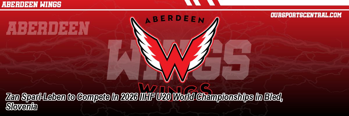 Zan Spari-Leben to Compete in 2026 IIHF U20 World Championships in Bled, Slovenia
