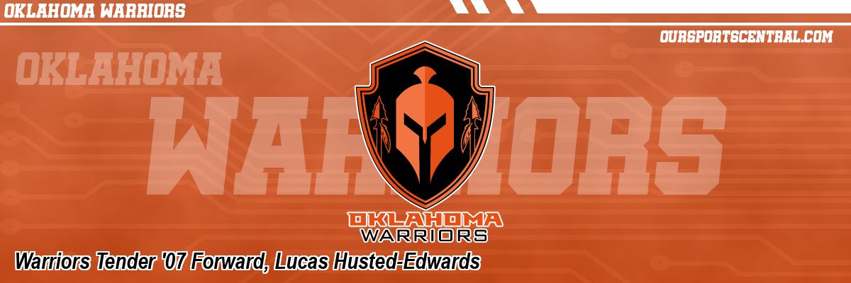 Warriors Tender '07 Forward, Lucas Husted-Edwards