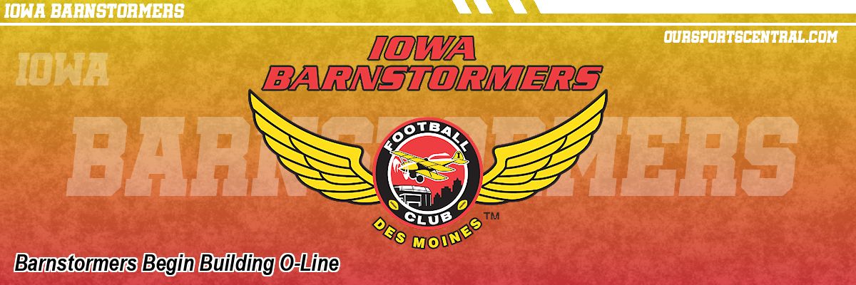 Barnstormers Begin Building O-Line