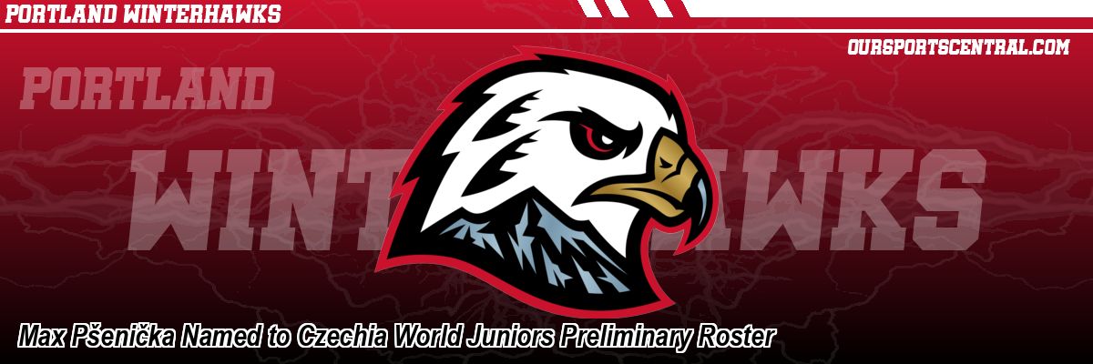 Max Pšenička Named to Czechia World Juniors Preliminary Roster