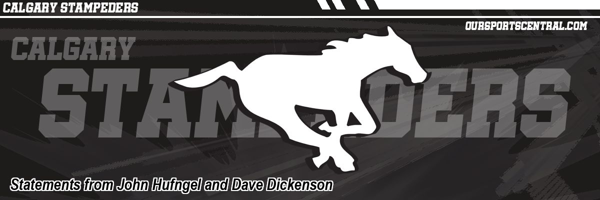 Statements from John Hufngel and Dave Dickenson