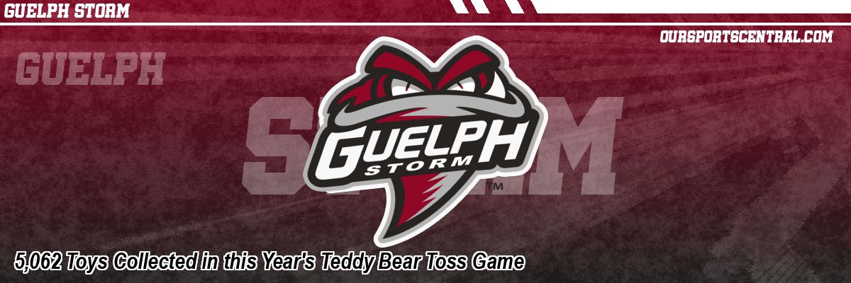 5,062 Toys Collected in this Year's Teddy Bear Toss Game