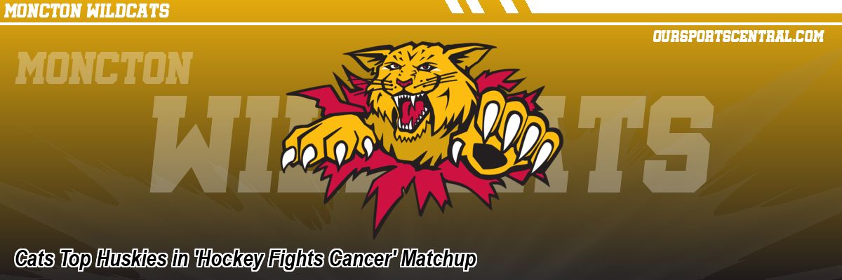 Cats Top Huskies in 'Hockey Fights Cancer' Matchup