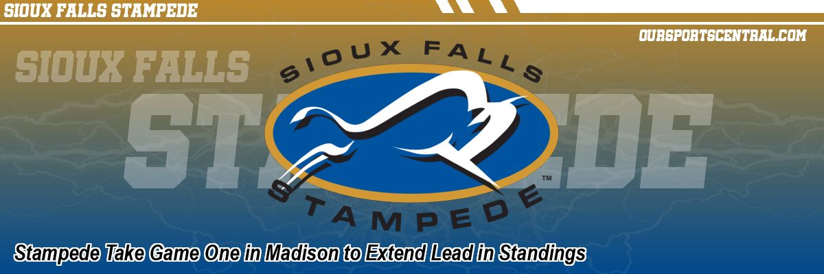 Stampede Take Game One in Madison to Extend Lead in Standings