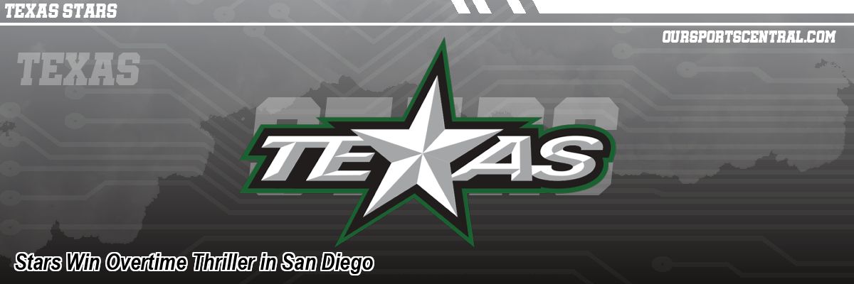 Stars Win Overtime Thriller in San Diego
