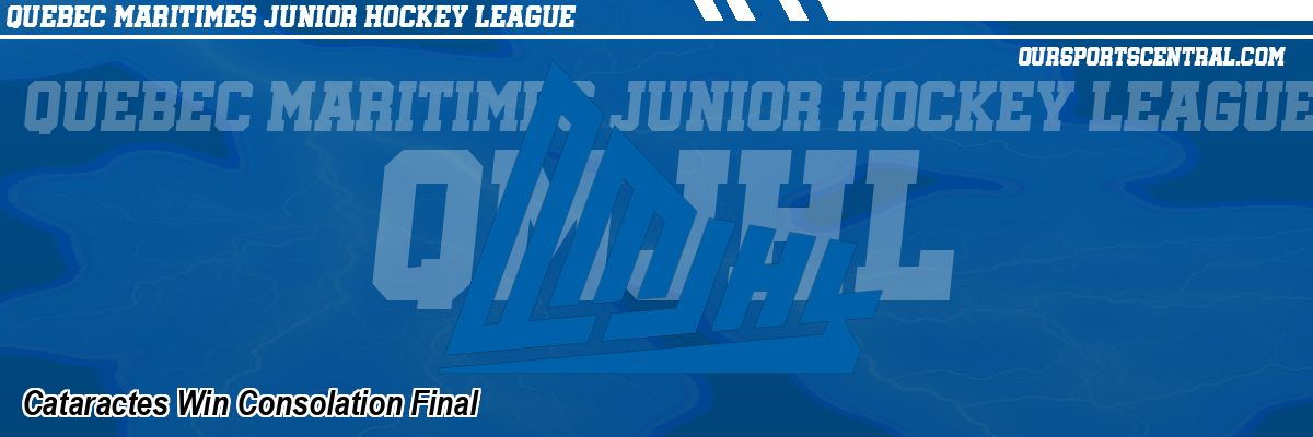 Cataractes Win Consolation Final