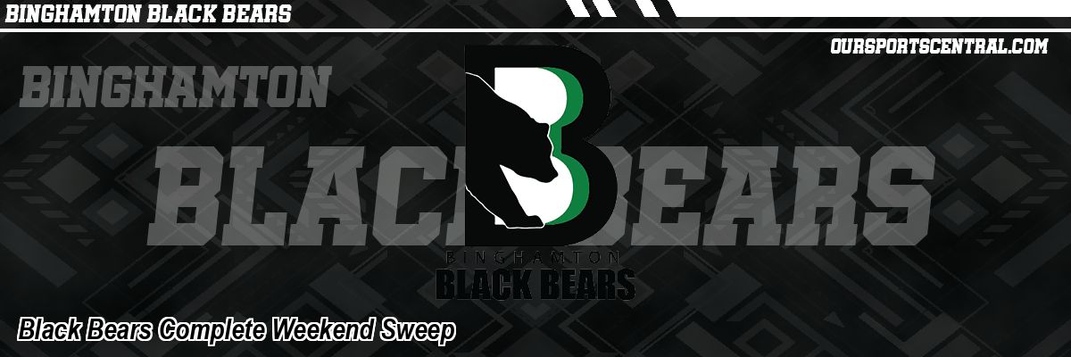 Black Bears Complete Weekend Sweep