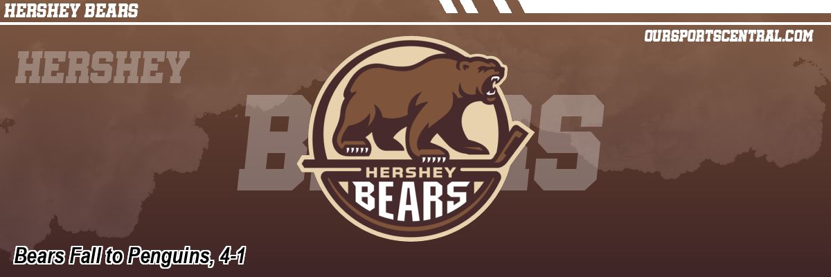 Bears Fall to Penguins, 4-1