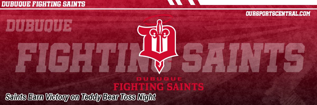 Saints Earn Victory on Teddy Bear Toss Night