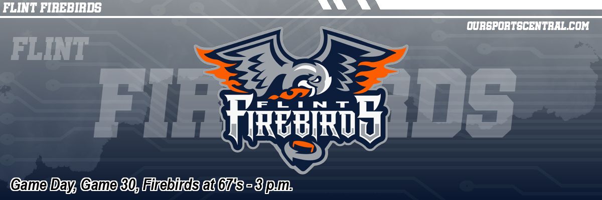 Game Day, Game 30, Firebirds at 67's - 3 p.m.