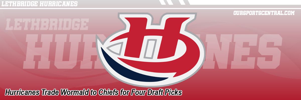 Hurricanes Trade Wormald to Chiefs for Four Draft Picks