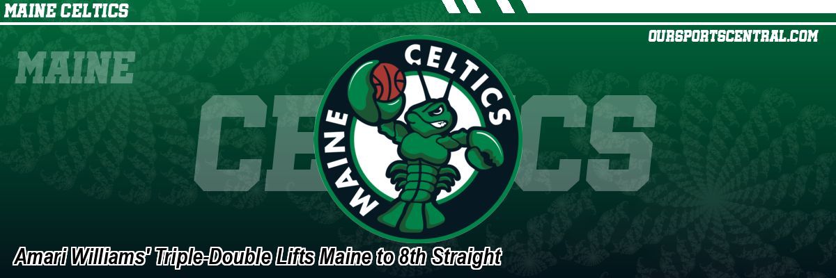 Amari Williams' Triple-Double Lifts Maine to 8th Straight