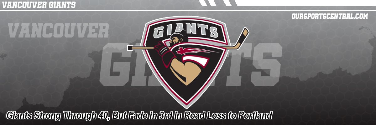Giants Strong Through 40, But Fade in 3rd in Road Loss to Portland