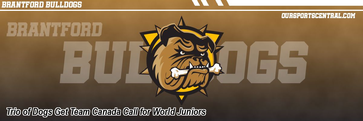 Trio of Dogs Get Team Canada Call for World Juniors