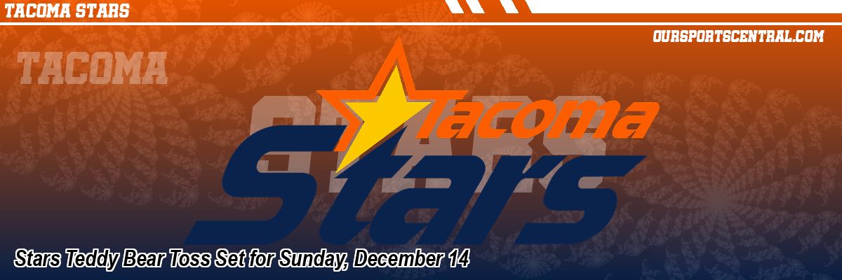 Stars Teddy Bear Toss Set for Sunday, December 14