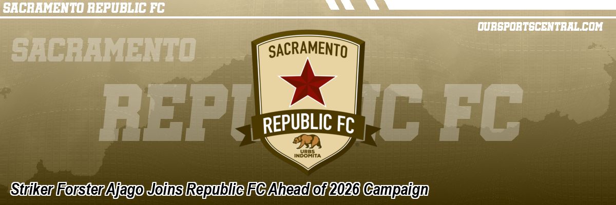 Striker Forster Ajago Joins Republic FC Ahead of 2026 Campaign