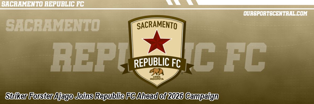 Striker Forster Ajago Joins Republic FC Ahead of 2026 Campaign