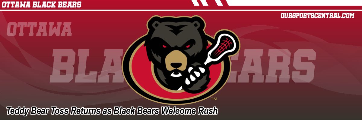Teddy Bear Toss Returns as Black Bears Welcome Rush