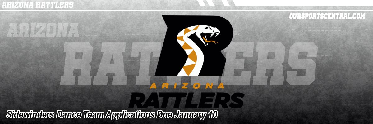 Sidewinders Dance Team Applications Due January 10