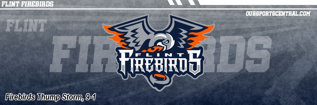 Firebirds Thump Storm, 9-1