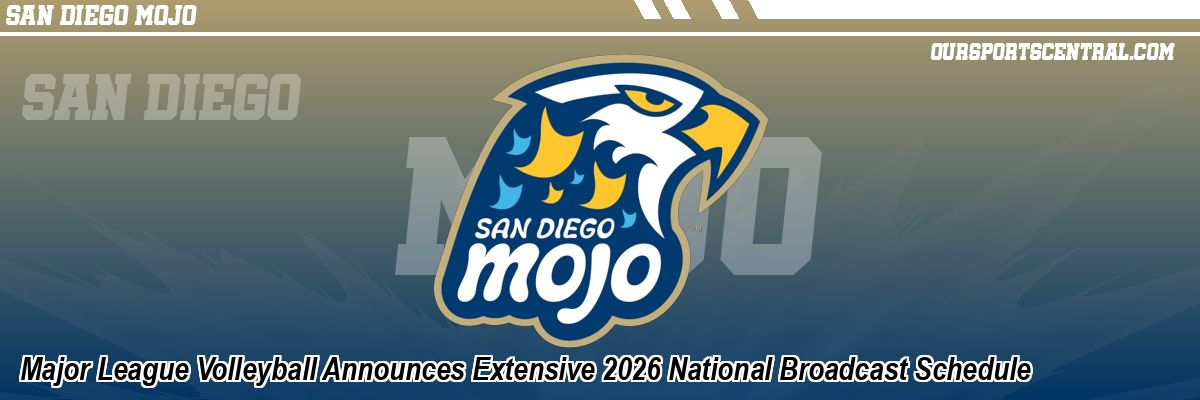Major League Volleyball Announces Extensive 2026 National Broadcast Schedule