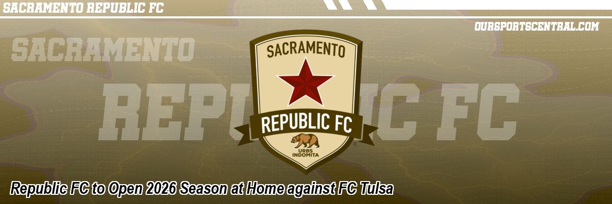 Republic FC to Open 2026 Season at Home against FC Tulsa