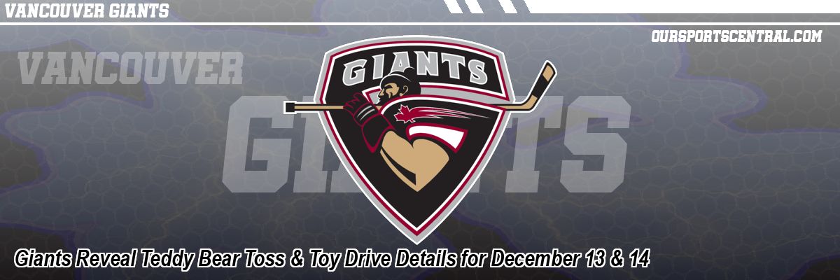 Giants Reveal Teddy Bear Toss & Toy Drive Details for December 13 & 14