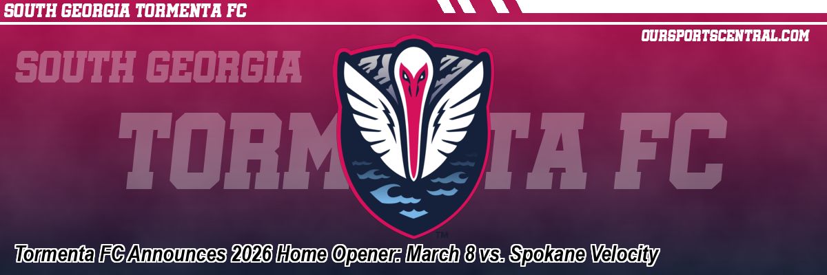 Tormenta FC Announces 2026 Home Opener: March 8 vs. Spokane Velocity