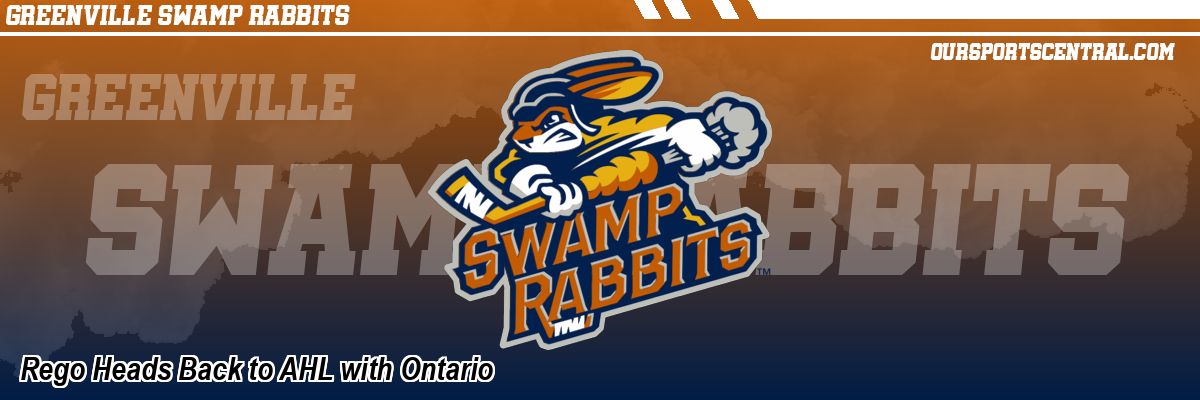 Rego Heads Back to AHL with Ontario