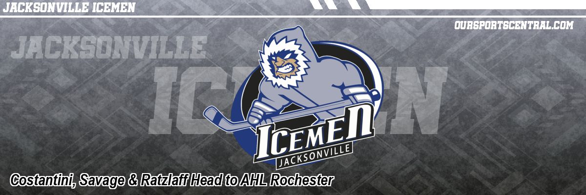 Costantini, Savage & Ratzlaff Head to AHL Rochester