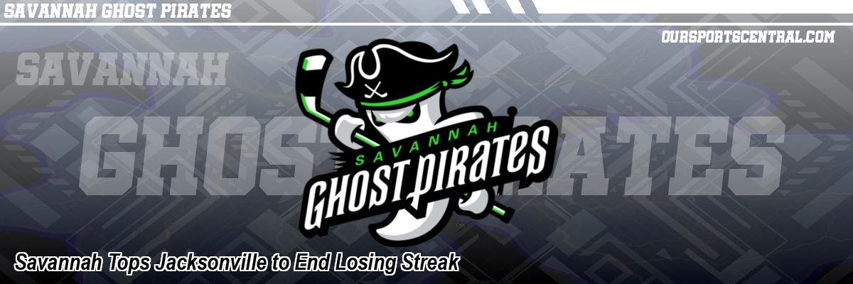 Savannah Tops Jacksonville to End Losing Streak