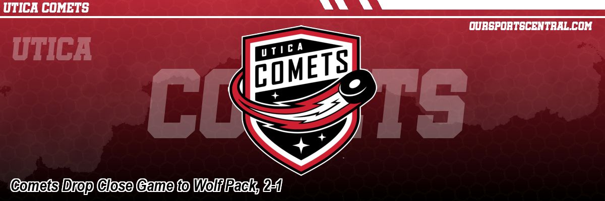 Comets Drop Close Game to Wolf Pack, 2-1