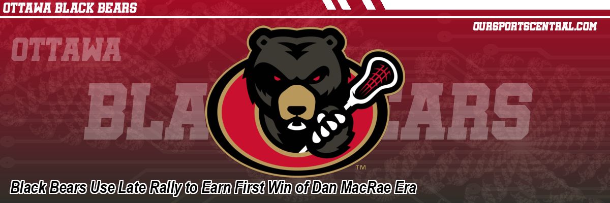 Black Bears Use Late Rally to Earn First Win of Dan MacRae Era