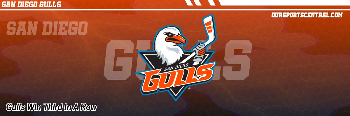 Gulls Win Third In A Row