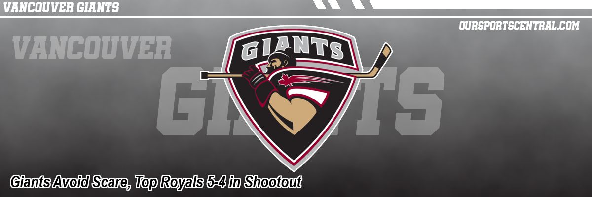 Giants Avoid Scare, Top Royals 5-4 in Shootout