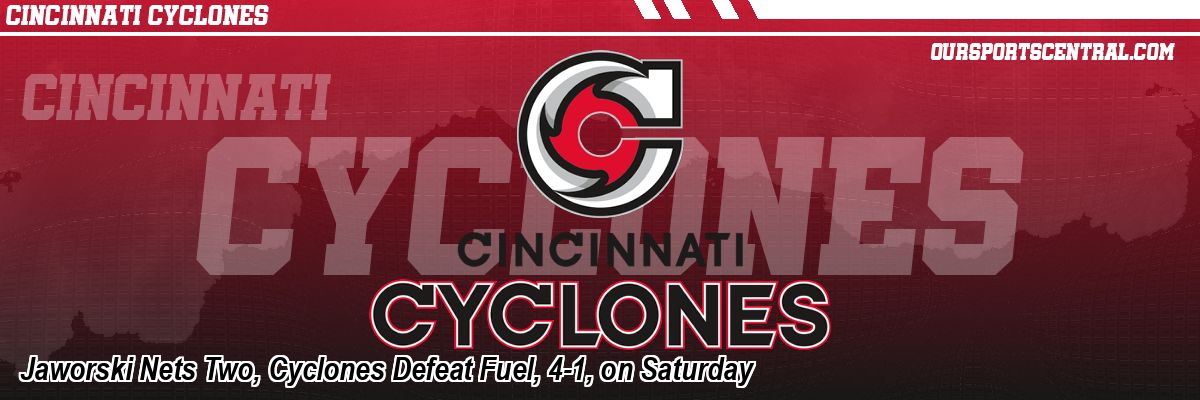 Jaworski Nets Two, Cyclones Defeat Fuel, 4-1, on Saturday