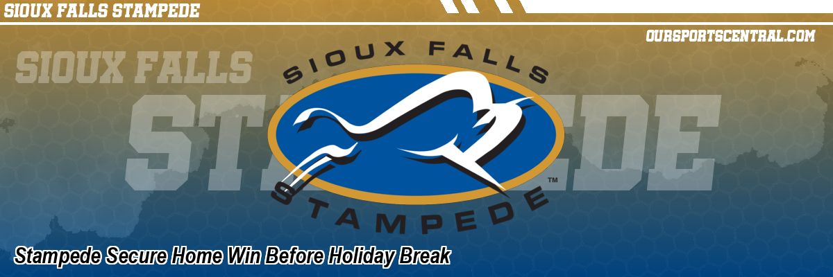 Stampede Secure Home Win Before Holiday Break