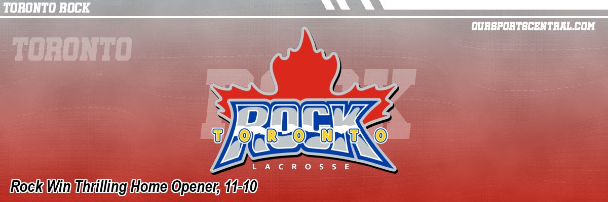 Rock Win Thrilling Home Opener, 11-10