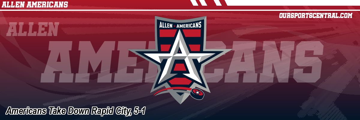 Americans Take Down Rapid City, 5-1