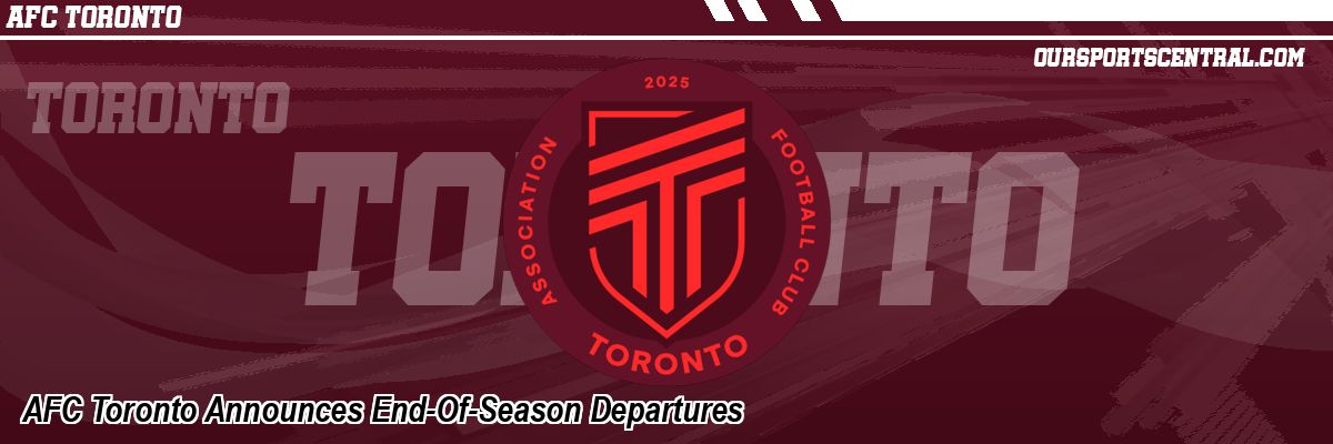 AFC Toronto Announces End-Of-Season Departures