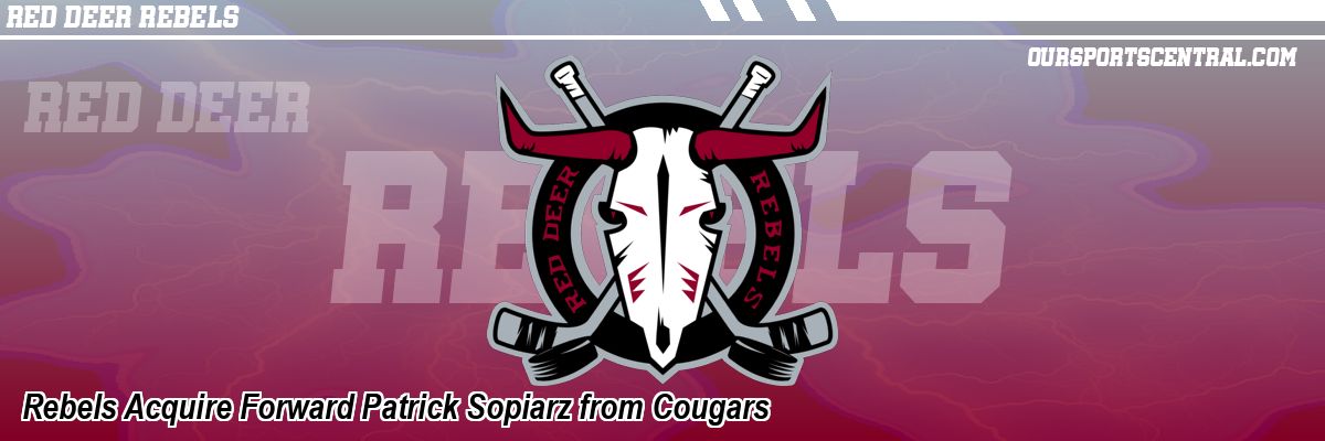 Rebels Acquire Forward Patrick Sopiarz from Cougars