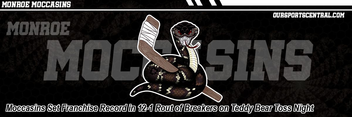 Moccasins Set Franchise Record in 12-1 Rout of Breakers on Teddy Bear Toss Night