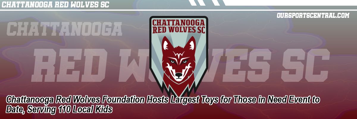 Chattanooga Red Wolves Foundation Hosts Largest Toys for Those in Need Event to Date, Serving 110 Local Kids