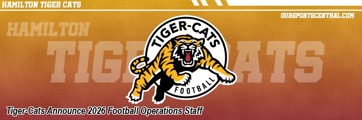 Tiger-Cats Announce 2026 Football Operations Staff