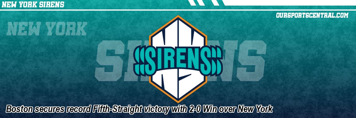 Boston secures record Fifth-Straight victory with 2-0 Win over New York