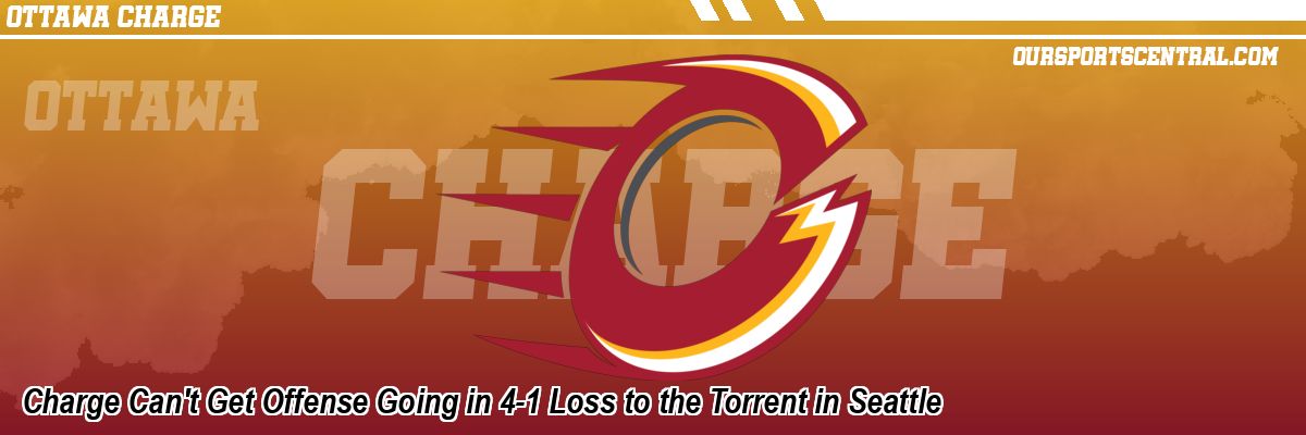 Charge Can't Get Offense Going in 4-1 Loss to the Torrent in Seattle
