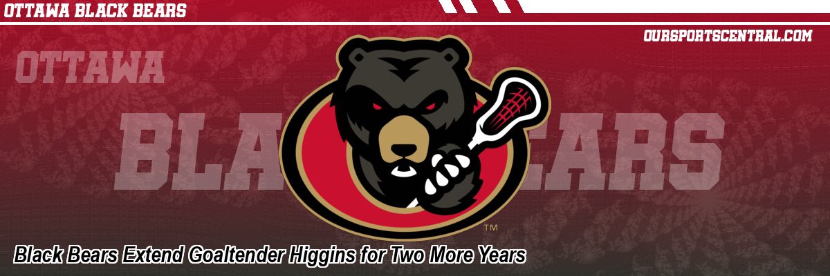 Black Bears Extend Goaltender Higgins for Two More Years