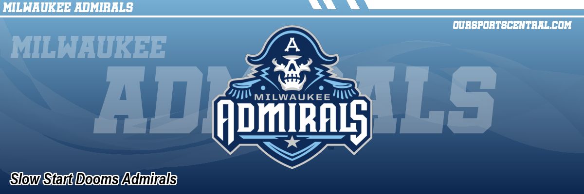 Slow Start Dooms Admirals