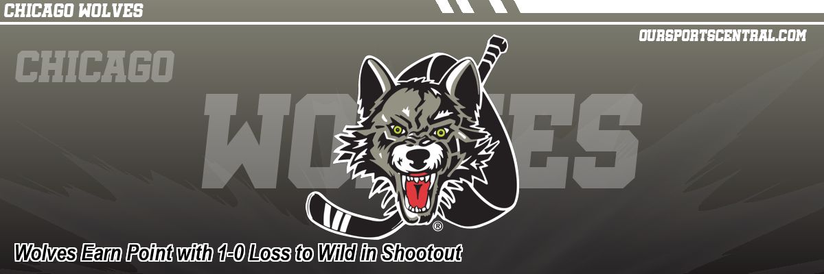 Wolves Earn Point with 1-0 Loss to Wild in Shootout